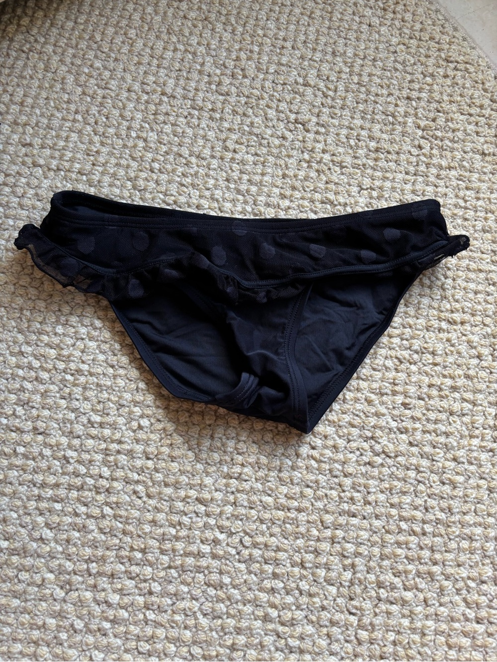 Betsey Johnson Black Bikini Bottom